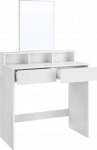 Tualettlaud Glamour RDT113W01, valge v., 140 cm x 40 cm x 80 cm