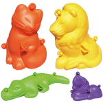Liivakasti m&auml;nguasjade komplekt Eduplay 3D, mitmev&auml;rviline, 4 tk