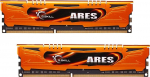 Operatiivm&auml;lu (RAM) G.SKILL Ares F3-1600C10D-16GAO, DDR3, 16 GB, 1600 MHz