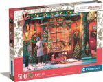 Pusle Clementoni Christmas Collection, 36 cm x 49 cm, 500 tk, mitmev&auml;rviline