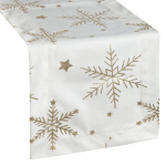 J&otilde;ululaua linik ristk&uuml;likukujuline OSB-181-3, kuldne/valge, 40 x 140 cm