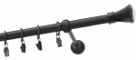 Kardinapuu Olimp Monako, 150 cm, &Oslash; 19 mm, must v.