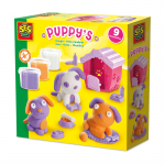 Modelino komplekt t&ouml;&ouml;riistadega, - SES Creative Puppy's