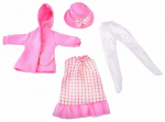 Riiete komplekt nukule ZA5839, valge/roosa