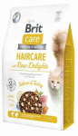 Kuiv kassitoit Brit Care Haircare with Raw Delights, kalkun, 2 kg
