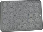 Silikoonist k&ouml;&ouml;gimatt, makroonide valmistamiseks Brunbeste 1098, hall v., 29 cm x 22 cm