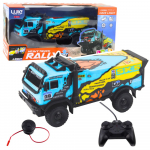 Rc veok Lean Toys Heavy Truck Rally, kollane v./helesinine v.