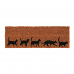 Uksematt 4IQ Cats S, pruun v./must v., 75 cm x 25 cm x 1.7 cm