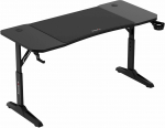 Arvutilaud reguleeritava k&otilde;rgusega Huzaro Hero 3.6, 140 cm x 60 cm, 56 - 79 cm, must v.