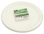 &Uuml;hekordne taldrik Pap Star Pure, &Oslash; 26 cm, 12 tk