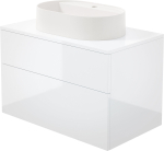 Vannitoakapp valamuga Deante Prizma SD6B8SAU6B, valge v., 47 cm x 80 cm x 52 cm