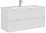 Vannitoakapp valamuga Kalune Design Arno, valge v., 45 cm x 100 cm x 52 cm