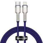 Juhe Baseus Cafule CATLJK-A05, USB Type C/Lightning, 100 cm, h&otilde;be v./violetne v., 20 W