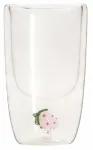 Topeltseinaga klaas Homla Frula With Strawberry, l&auml;bipaistev v., 0.35 l