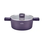 Kastrul Swiss Haus Speiez Castle SH-SCC20T, &Oslash;24 cm, 4.1 l, violetne v.