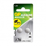 Patarei GP GPPBAA76F002, LR44/A76/SR44/AG13, 1.5 V, 2 tk