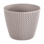 Lillepott Prosperplast Splofy DSP260, plastik, &Oslash; 26 cm, pruun v.