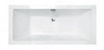 Vann, teisaldatav Besco Vera, 180 cm x 80 cm x 62 cm, ristk&uuml;lik, valge