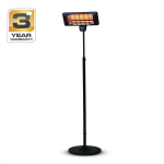 Infrapuna k&uuml;tteseade Standart LOH-18E2, 2 kW, Must