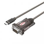Adapter Unitek Y-1105K USB C To RS232 Adapter, RS-232 male, 1.5 m, must v.