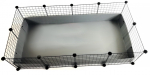 Puur n&auml;rilistele C&C Modular Cage, 145 cm x 37 cm x 75 cm, h&otilde;be v.