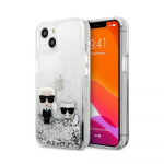 Telefoni &uuml;mbris Karl Lagerfeld Glitter Karl & Choupette for Apple iPhone 13 Pro Max, Apple iPhone 13 Pro Max, l&auml;bipaistev
