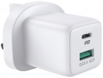 Telefoni laadija Joyroom L-QP303, USB/USB Type-C, valge v., 30 W