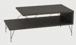 Kohvilaud Kalune Design Loire, antratsiit v., 100 cm x 50 cm x 40 cm