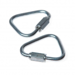 Kruvikarabiin Haushalt delta, tsingitud, metall, &Oslash; 0.8 cm, 2 tk