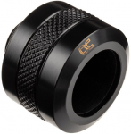 &Uuml;leminek Alphacool Icicle Pro Connection 16mm Hardtube Fitting G1/4 - black, 2.3 cm, must v.