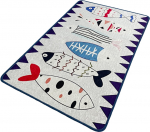 Vannitoa p&otilde;randamatt Foutastic Le Poissson 359CHL4936, mitmev&auml;rviline, 100 cm x 80 cm