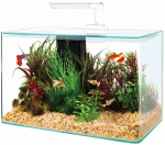 Akvaarium Zolux Clear Aqua Kit 309019, l&auml;bipaistev/valge, varustusega, 17 l
