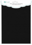 Kleebis DallPrint A4 Black Adhesive Sticker, koolid, 29.7 cm, 21 cm must