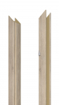 Vertikaalne ukseraam Domoletti, 209.5 cm x 14 - 18 cm x 2 cm, vasakpoolne, tamm