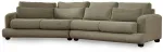 Diivan Hanah Home River 4 560ARE1832, roheline v., vasak, 105 x 330 cm x 90 cm