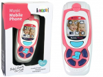Arendav m&auml;ng, muusikaline telefon Kaichi, 4 cm, valge/roosa