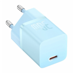 Adapter Baseus GaN5 30W Mini, sinine v., 30 W
