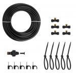 Veeudu s&uuml;steem Bradas Black Line Z1007, plastik/kumm, 750 cm, must