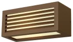 &Otilde;ue seinavalgusti SLV Box L, 9W, E27, IP54, pruun v., 25 cm x 11 cm