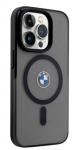 Telefoni &uuml;mbris BMW Signature, Apple iPhone 14 Pro, l&auml;bipaistev v./must v.