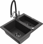 K&ouml;&ouml;givalamu koos kraaniga Mexen Carlos, vaik/graniit, 58.2 cm x 47.5 cm x 17.7 cm, graniit