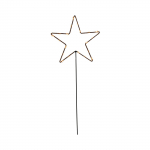 J&otilde;uludekoratsioon "T&auml;rn" LED-valgustusega, 75 cm, 30 cm, valge