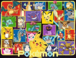 Pusle Ravensburger Pok&eacute;mon, 98 cm x 75 cm, 2000 tk