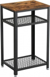 Kohvilaud Loft, pruun v./must v., 40 cm x 30 cm x 75 cm