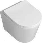 WC-pott, seinapealne Laveo Jari CycleOn, kaanega, 370 mm x 485 mm
