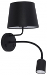 Valgusti seinale TK Lighting Maja 2537, E27 / GU10, 2 x 10 W, must v.