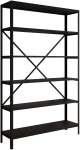 Raamaturiiul ADRK Ralph, must v., 180.2 cm x 30 cm x 110 cm