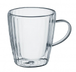 Topeltklaasist kruusikomplekt Ambition Curly, l&auml;bipaistev v., 0.250 l