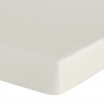 Voodilina Basic, kreemjasvalge, 180 x 200 cm, kummiga