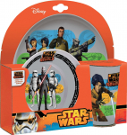 N&otilde;ude komplekt Disney Star Wars Rebels, 225 ml, 1 aasta, plastik/melamiin, hall